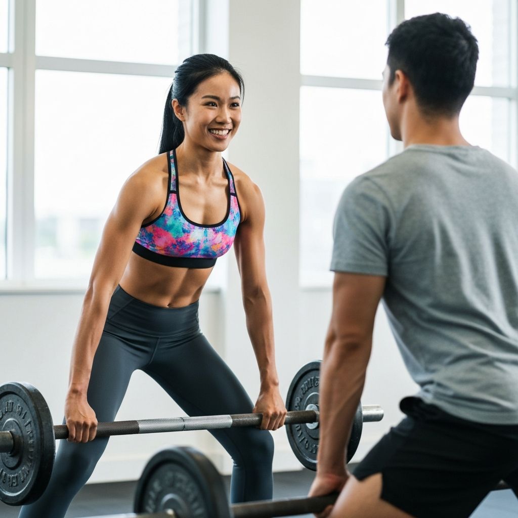 Instructor guiding movement session